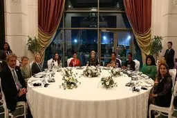 ضیافت شام همسر اردوغان برای همسران سران گروه 20+عکس