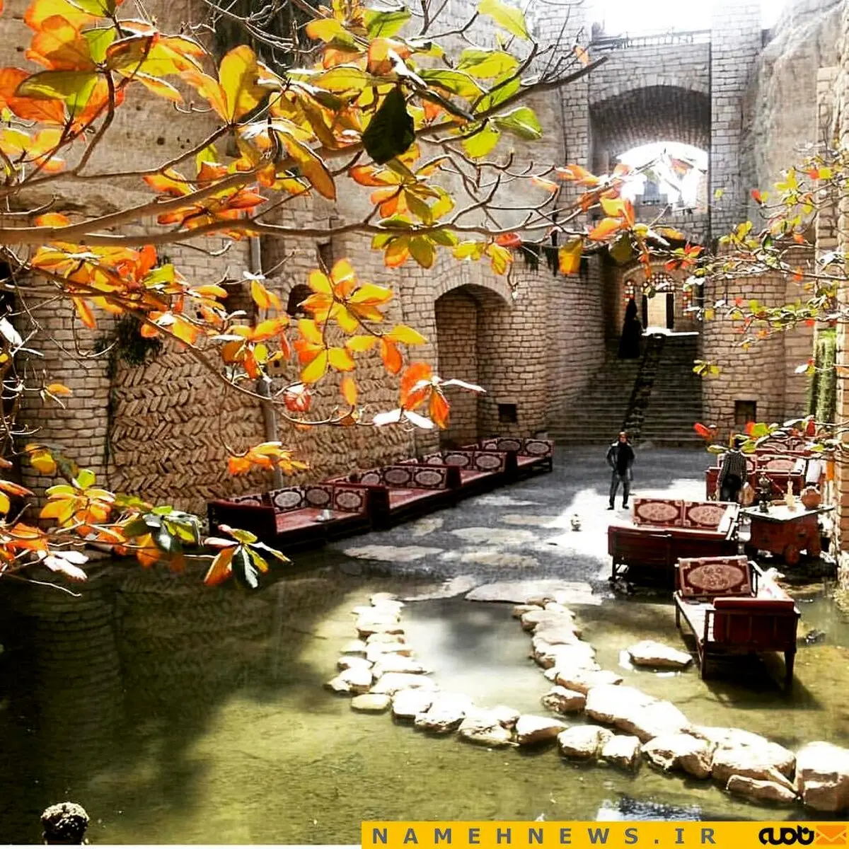 تصویری زیبا از شهرزیرزمینی در کیش/ عکس