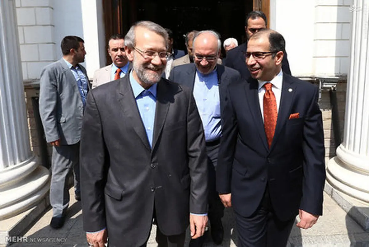 کنفرانس خبری روسای مجالس ایران و عراق /تصاویر