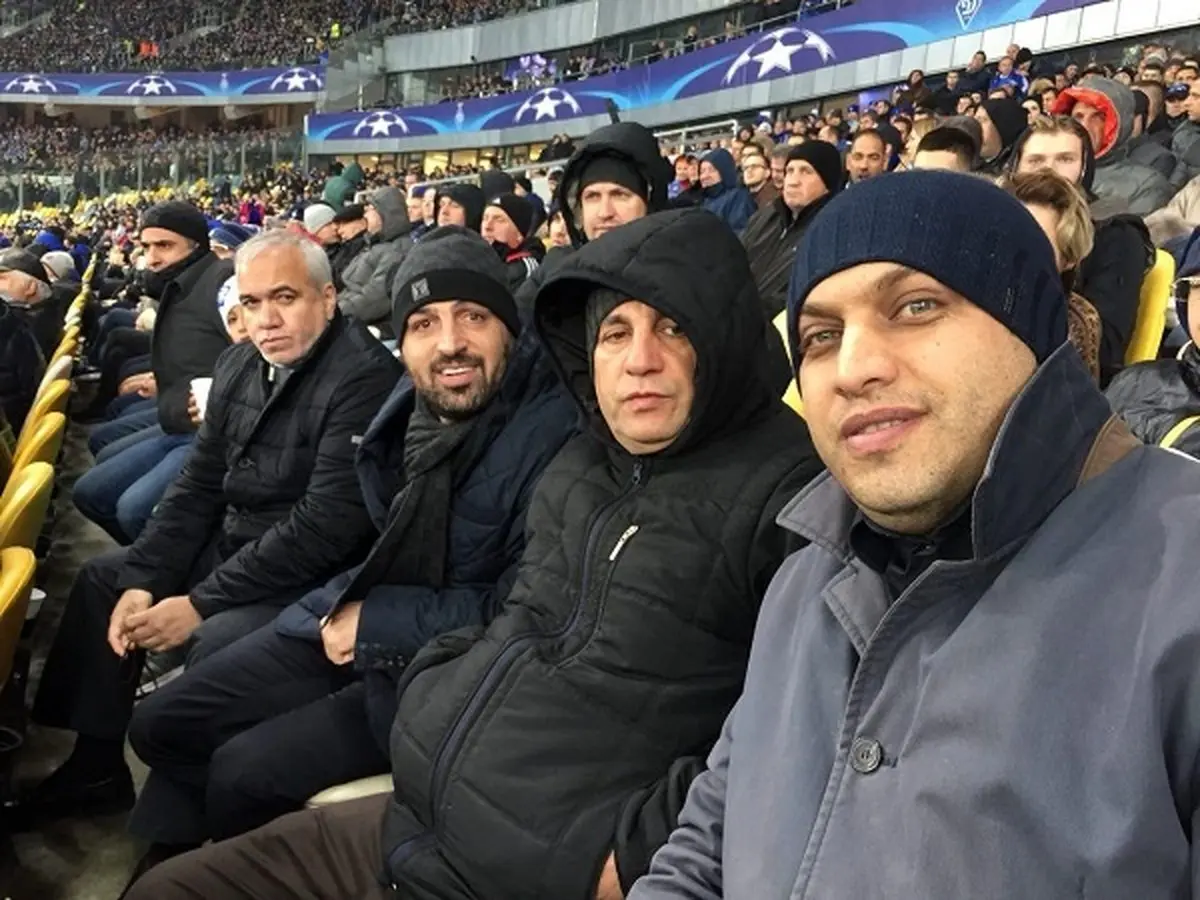 تصویری از چهره سرما زده امیر قلعه نویی در اوکراین