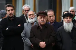 مراسم تشییع پیکر  رحمان مرادی نوازنده برجسته سه تار و تار/ تصاویر