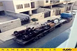 اسباب کشی عجیب و غریب!/عکس