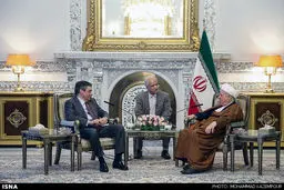 دیدار نخست وزیر سابق فرانسه با هاشمی رفسنجانی/ عکس