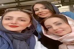 سلفی بامزه شیلا خداداد و دوستان بازیگرش