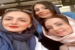 سلفی بامزه شیلا خداداد و دوستان بازیگرش