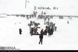 آغاز به کار پیست اسکی کوهرنگ/تصاویر