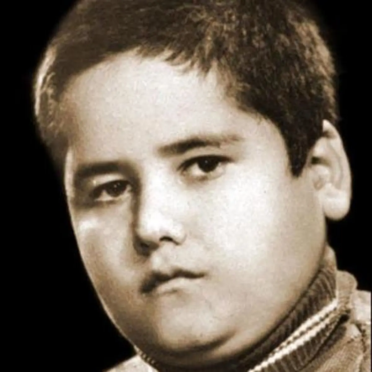 کودکی اکبر عبدی/عکس