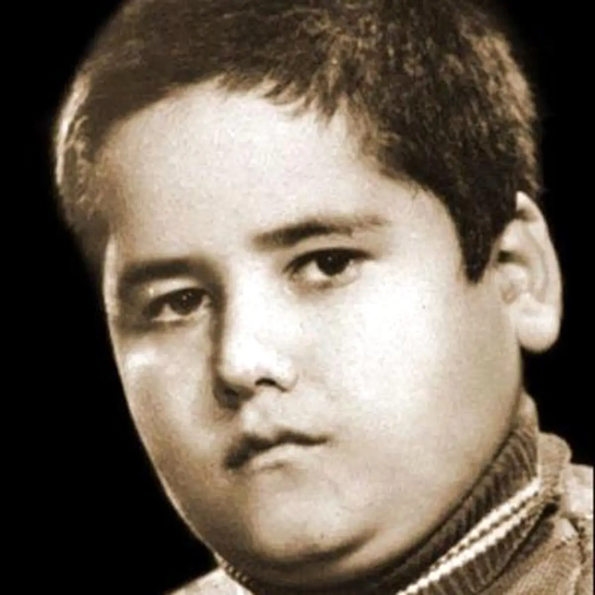 کودکی اکبر عبدی/عکس