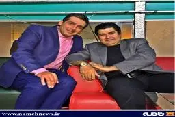 سالار عقیلی در کنار حمید گودرزی/ عکس