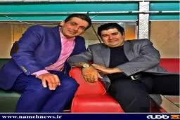 سالار عقیلی در کنار حمید گودرزی/ عکس
