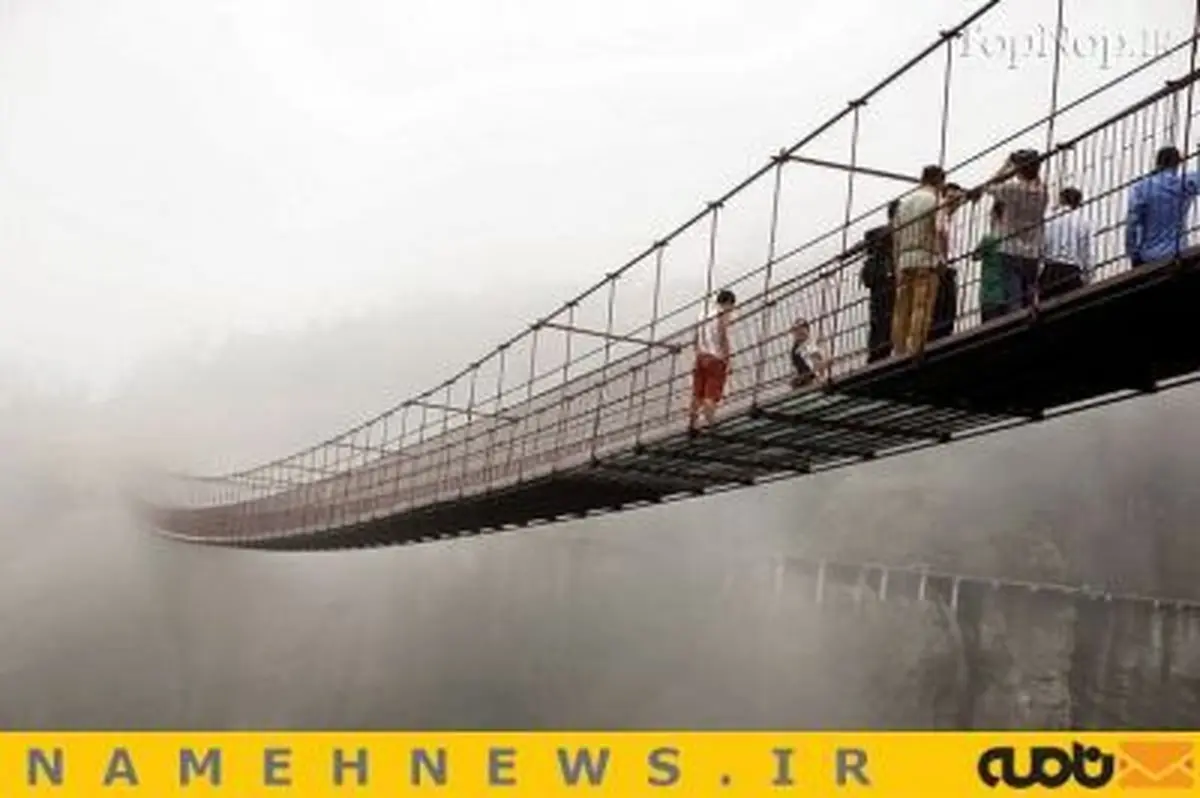 شما جرات رد شدن از این پل را دارید؟+تصاویر