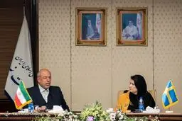 حجاب وزیر تجارت خارجی سوئد در دیدار با چیت چیان/تصاویر