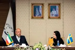 حجاب وزیر تجارت خارجی سوئد در دیدار با چیت چیان/تصاویر