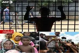 تصویر مسلمانان روهینگیا در اردوگاه‌های بنگلادش