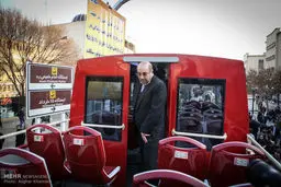 رونمایی از اولین اتوبوس دوطبقه گردشگری تهران/تصاویر