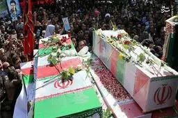 بدرقه ۱۳۵ شهید تا "بهشت" / تصاویر