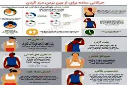 گردن درد را با 3 حرکت ساده از بین ببرید