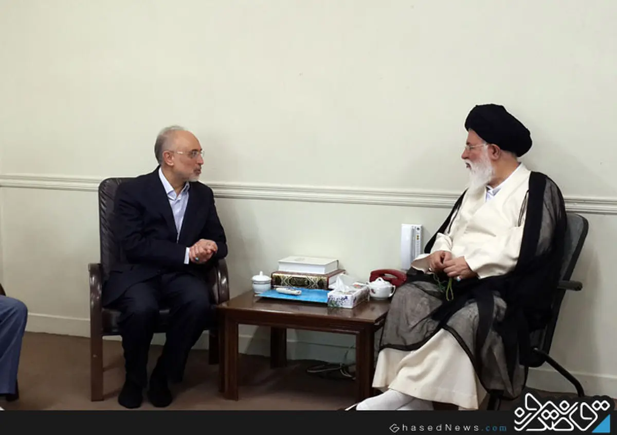 دیدار صالحی با آیت الله علم الهدی