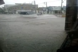 عکس / باران تابستانی و سیلاب در استان گلستان