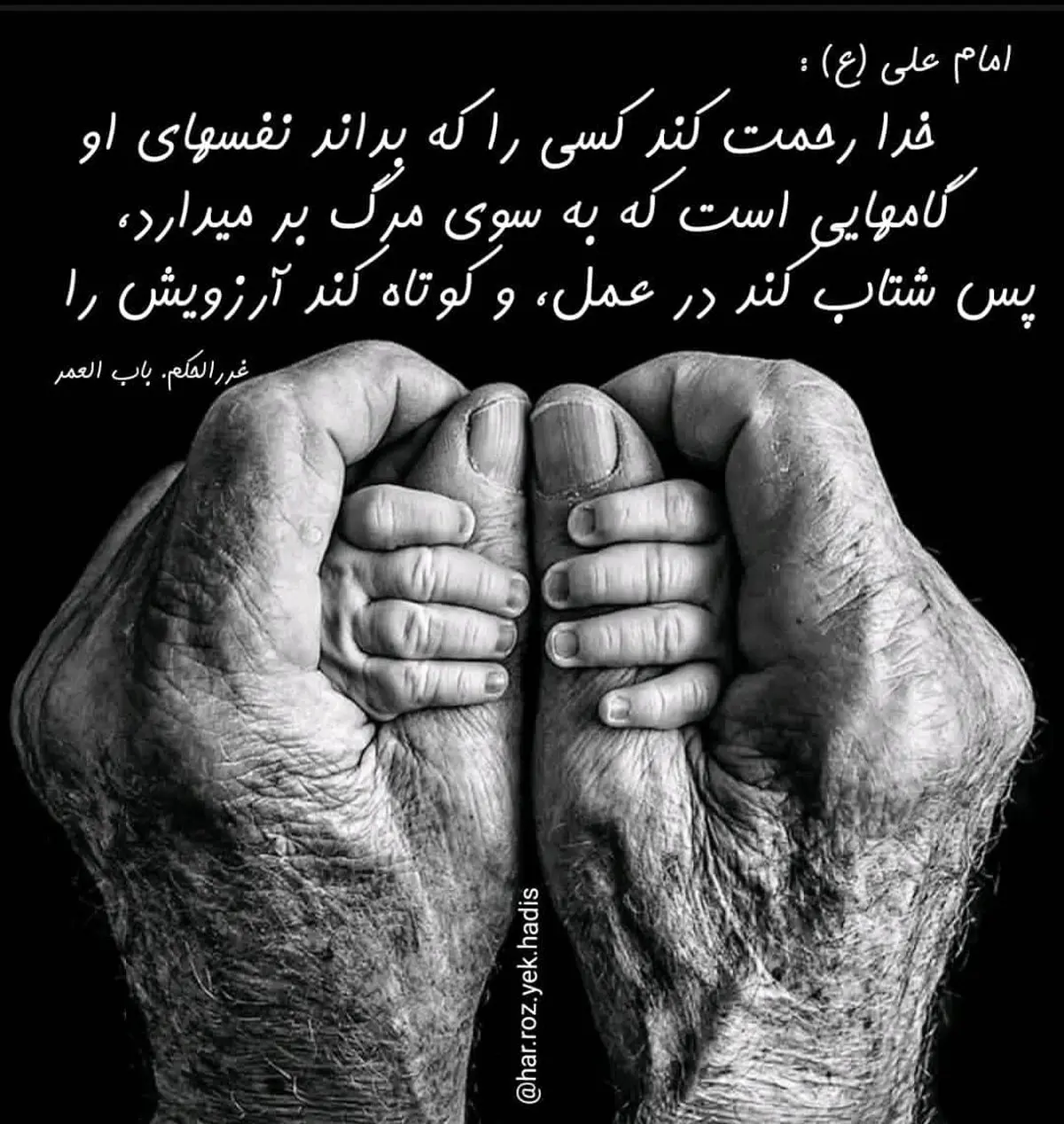 حدیث نورانی امیرالمؤمنیـــن در مورد نفس