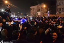 وداع مردم با آیت الله از مقابل بیمارستان تا جماران/تصاویر