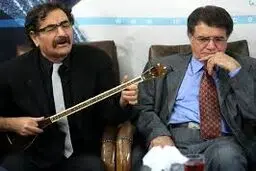 تدریس آواز محمدرضا شجریان به شهرام ناظری/صوت