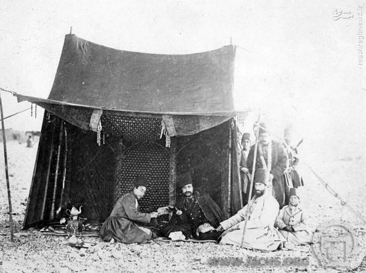 شاهان قاجار در شكارگاه/عکس