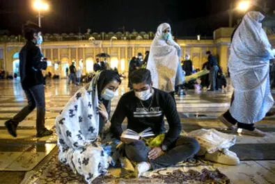 مراسم احیاء شب نوزدهم در حرم شاه عبدالعظیم (ع)