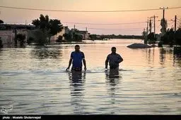 پیشروی سیل در شوشتر - خوزستان/ تصاویر