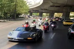 رژه موتور سنگین‌ها در تهران!