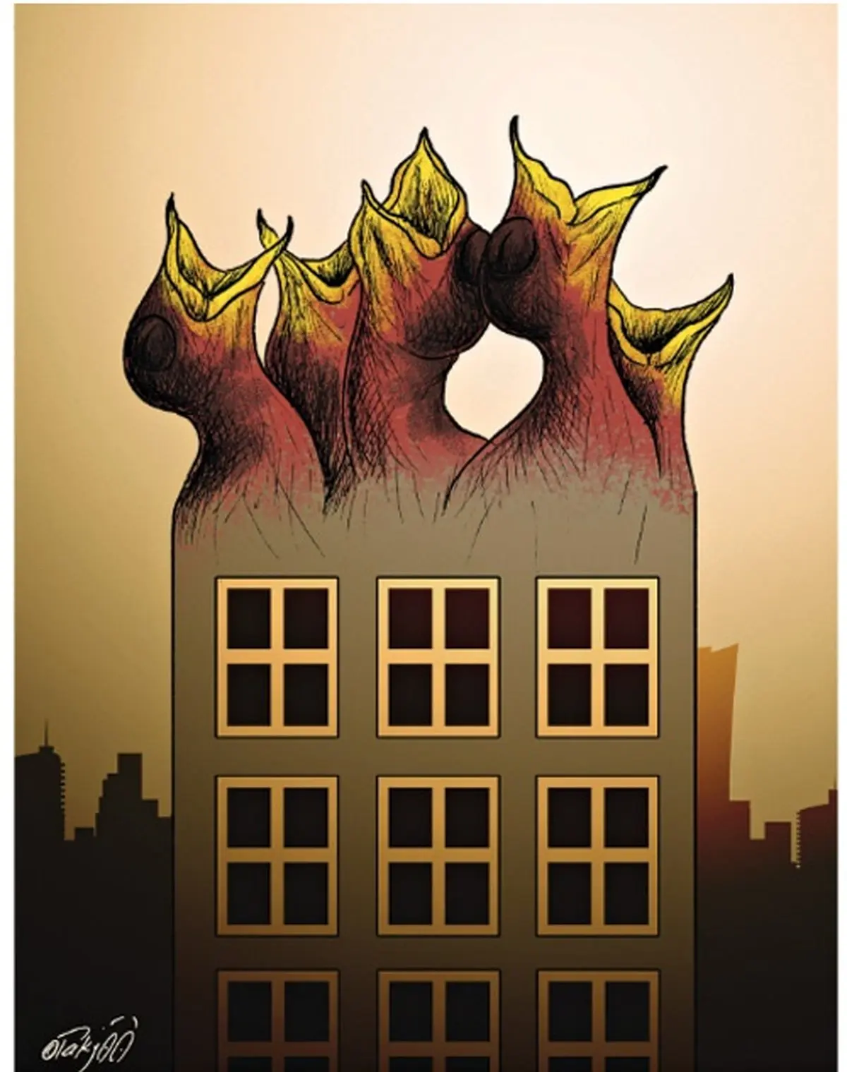 کاریکاتور/ ارثیه احمدی نژاد برای آخوندی!