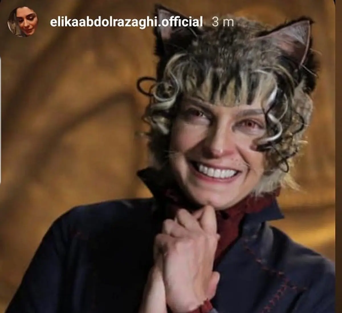 گریم گربه‌ای الیکا عبدالرزاقی + عکس