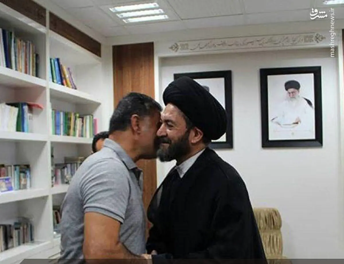 دیدار علی دایی با امام جمعه اردبیل/عکس