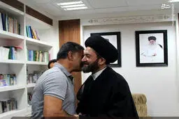 دیدار علی دایی با امام جمعه اردبیل/عکس