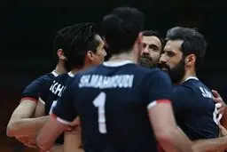 حواشی تصویری اولین برد المپیکی تیم ملی والیبال
