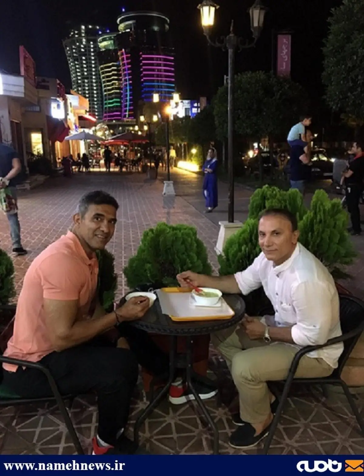 عکس متفاوت از دو اسطوره پرسپولیس/ عکس