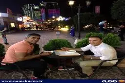 عکس متفاوت از دو اسطوره پرسپولیس/ عکس