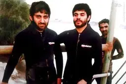 سعید جلیلی در لباس  غواصی/  عکس