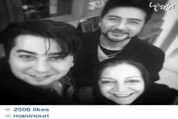 عکس سلفی مانی نوری به یاد سریال "زی زی گولو"/عکس