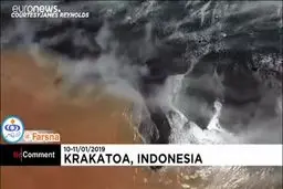 ببینید: تصاویر هوایی جدید از آتشفشانی که فوران آن منجر به وقوع سونامی در اندونزی شد