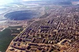 اینجا بزرگترین معدن الماس دنیا/تصاویر