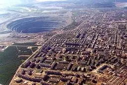اینجا بزرگترین معدن الماس دنیا/تصاویر