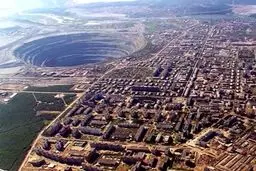 اینجا بزرگترین معدن الماس دنیا/تصاویر