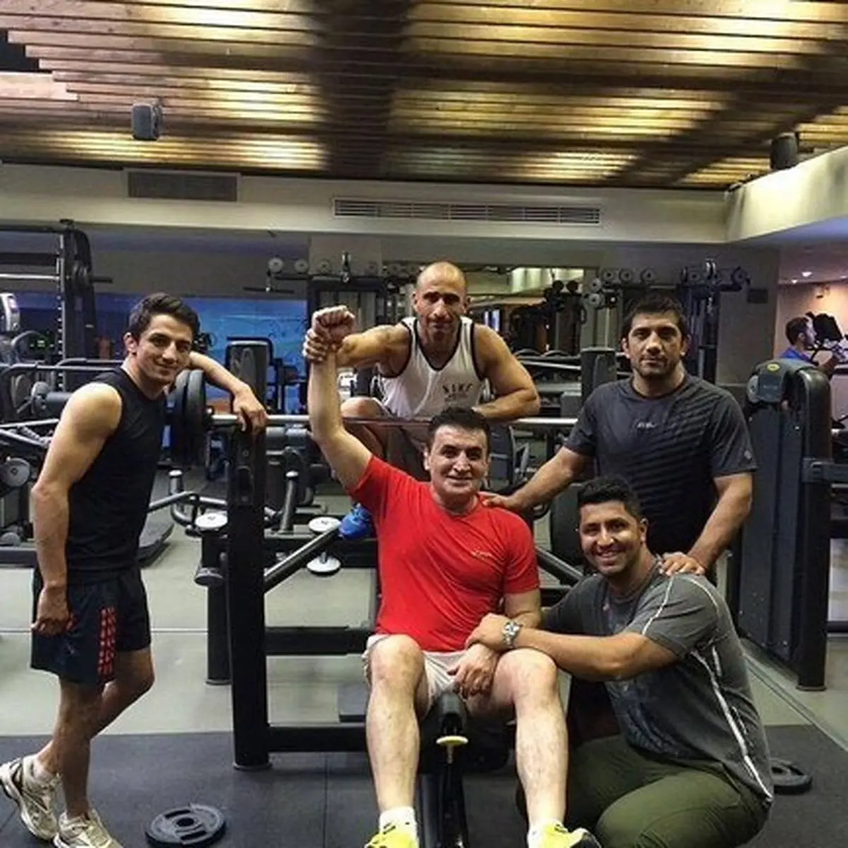 عکس/ دبیر و سوریان در باشگاه محمدبنا