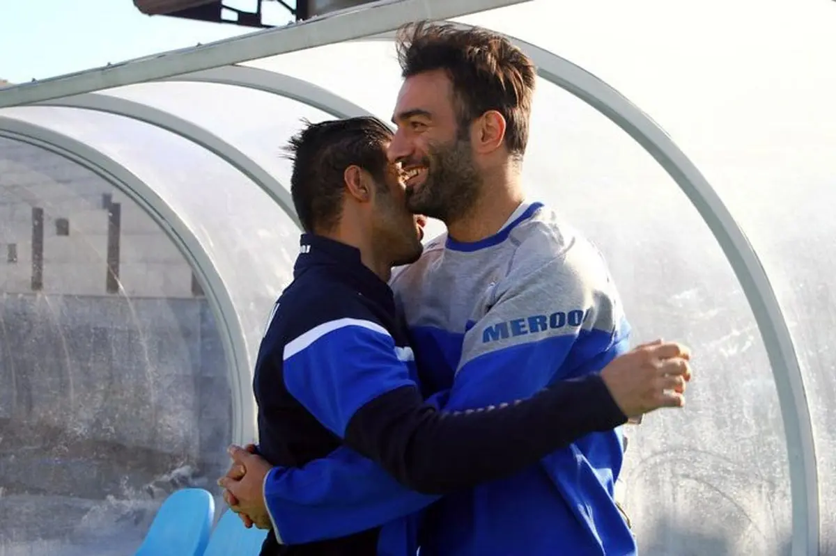 آشتی‌کنان حنیف و فروزان در تمرین (عکس)