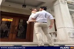 شاهرخ استخری به همراه دخترش/عکس