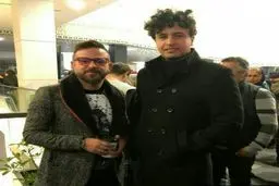 ظاهر عجیب و غریب مهرداد صدیقیان در اکران خصوصی "پل خواب"!/عکس