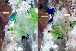توضیحات اینستاگرامی ابتکار درباره طوفان شن این روزهای سیستان و بلوچستان و وضعیت دریاچه هامون