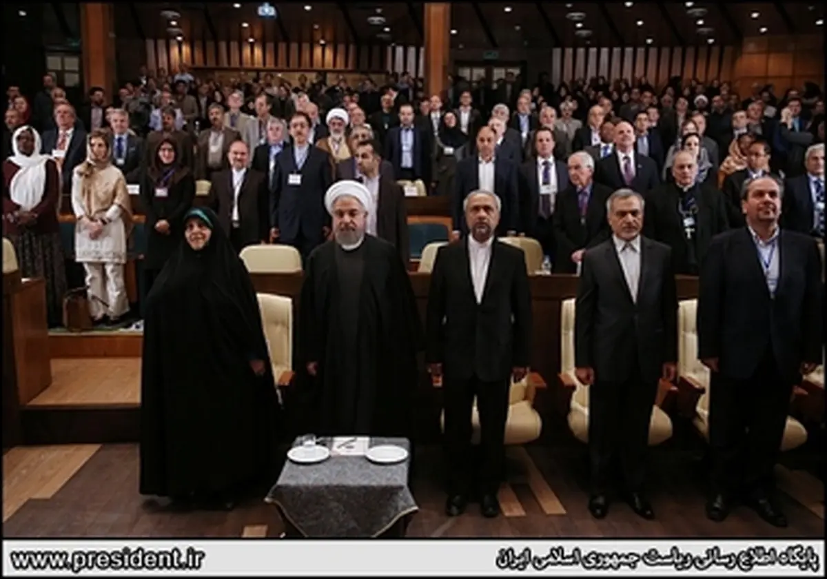 حواشی تصویری حضور روحانی در سمینار بین المللی محیط زیست، دین و فرهنگ