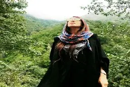 ژست خاص لیلا بلوکات در طبیعت + عکس